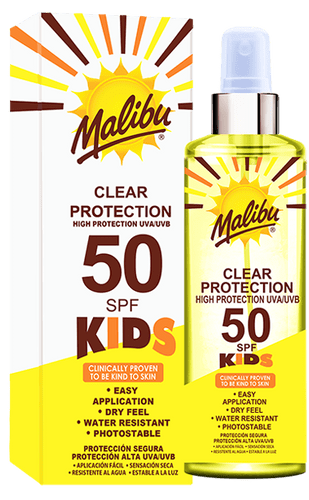 Malibu SPF50 Clear Protection Spray for Kids - KCA RETAIL GROUP